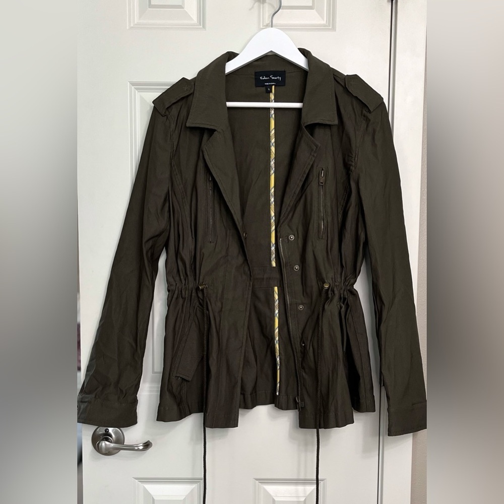 Eden Society Laysha Drawstring Cargo Jacket NWOT